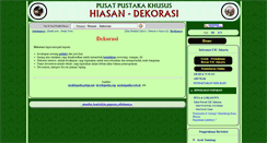 Desktop Screenshot of dekorasi.info